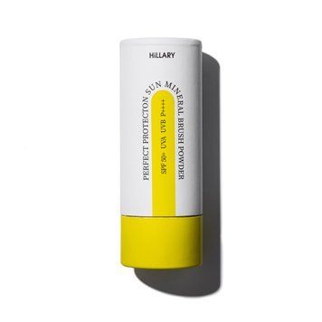 Сонцезахисна мінеральна пудра натуральна бежева з SPF 50+ Hillary Perfect Protection Sun Mineral Brush Powder SPF 50+, 4 г HI-08-570 фото