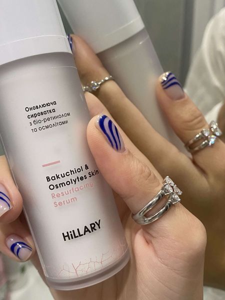 Оновлююча сироватка з біо-ретинолом та осмолітами Hillary Bakuchiol & Osmolytes Skin Resurfacing Serum, 30 мл HI-08-373 фото