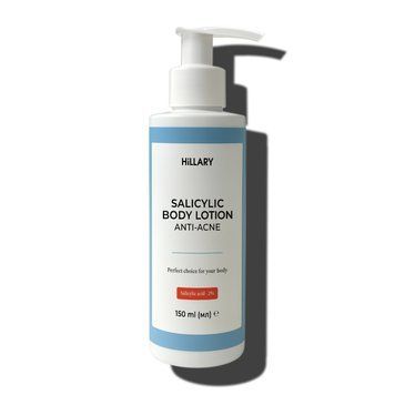 Лосьйон-детокс для проблемної шкіри з саліциловою кислотою Hillary Anti-Acne Salicylic Body Lotion, 150 мл HI-08-957 фото