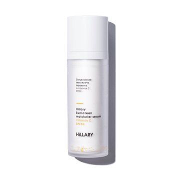 Сонцезахисна зволожуюча сироватка з вітаміном С SPF30 Hillary Sunscreen moisturier serum Vitamin C SPF30, 30 мл HI-08-470 фото