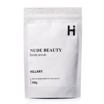 Скраб для тіла парфумований Hillary Nude Beauty Body Scrub, 100 г HI-01-485 фото