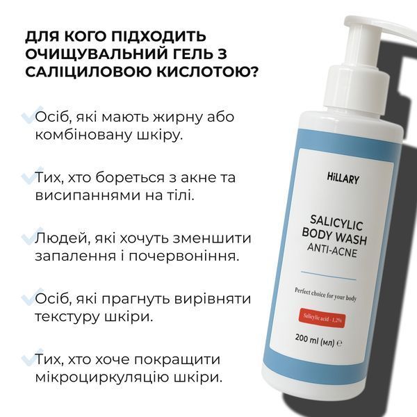 Комплекс проти висипань на тілі та глибокого живлення Hillary Body Acne & Deep Nourishment Complex K-11-438 фото
