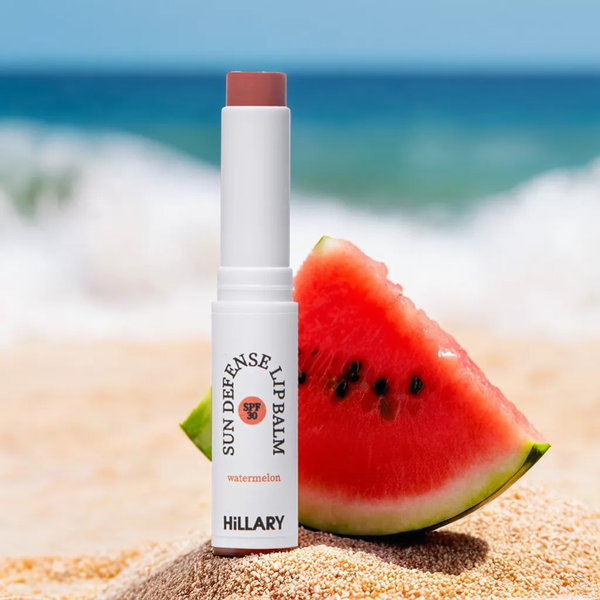 Сонцезахисний бальзам для губ Кавун SPF 30 Hillary Sun Defense Lip Balm Watermelon SPF 30, 3 г HI-05-034 фото