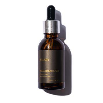 Органічна нерафінована олія макадамії холодного віджиму Hillary Organic Cold-Pressed Macadamia Oil, 30 мл HI-04-709 фото