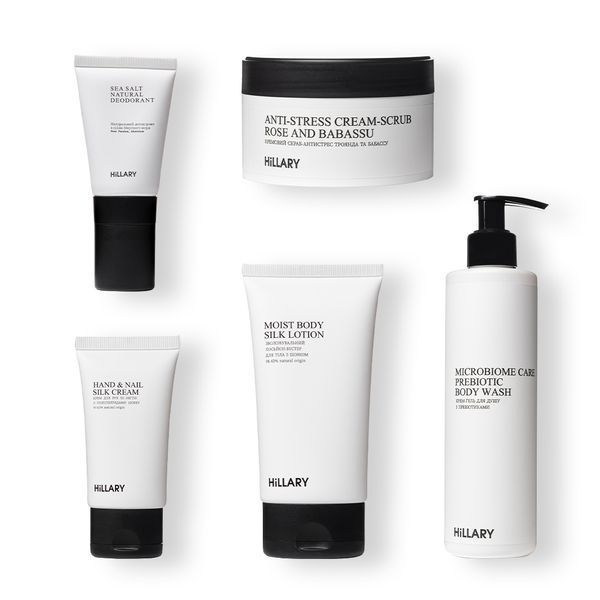 Набір шовкового догляду за тілом Hillary Perfect Silk Body Care M-11-898 фото