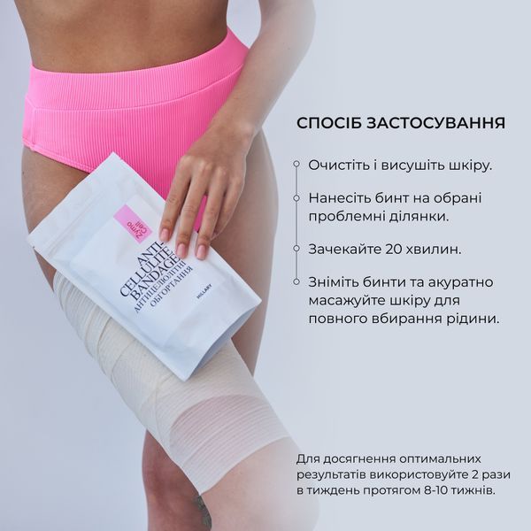 Антицелюлітний набір П'ять видів обгортань Hillary Five-Way Cellulite Defeat K-11-707 фото