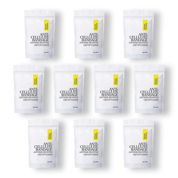 Комплекс Антицелюлітних обгортань з олією ксименії Hillary Anti-cellulite Bandage African Ximenia (10 уп,) HI-11-451 фото