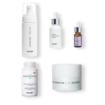Базовий набір для догляду за сухою шкірою Осінній догляд Hillary Autumn care for dry skin K-11-652 фото