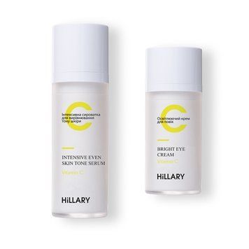 Інтенсивна сироватка + Освітлюючий крем для повік з вітаміном С Hillary Vitamin С K-11-211 фото