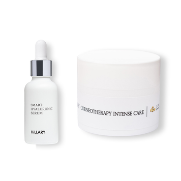 Гіалуронова сироватка Smart Hyaluronic + Крем для всіх типів шкіри Corneotherapy Intense Сare 5 oil&rsquo;s HI-11-814 фото