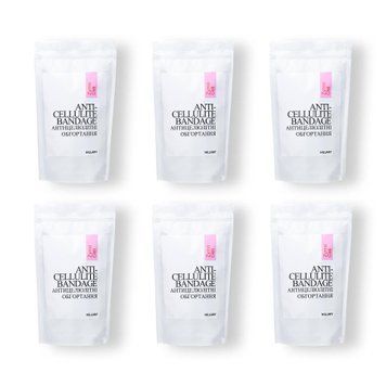 Курс Антицелюлітних ензимних обгортань Hillary Anti-cellulite Bandage Zymo Cell (6 уп,) HI-11-166 фото
