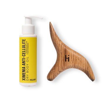 Масажер гуаша Bird Guasha Tool Bird + Антицелюлітна суха олія Хimenia Body Oil K-11-855 фото