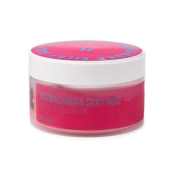 Шовковистий рожевий скраб для тіла з екстрактом Ашваганди Hillary Ashwagandha Silky Rose Scrub, 200 g HI-01-027 фото